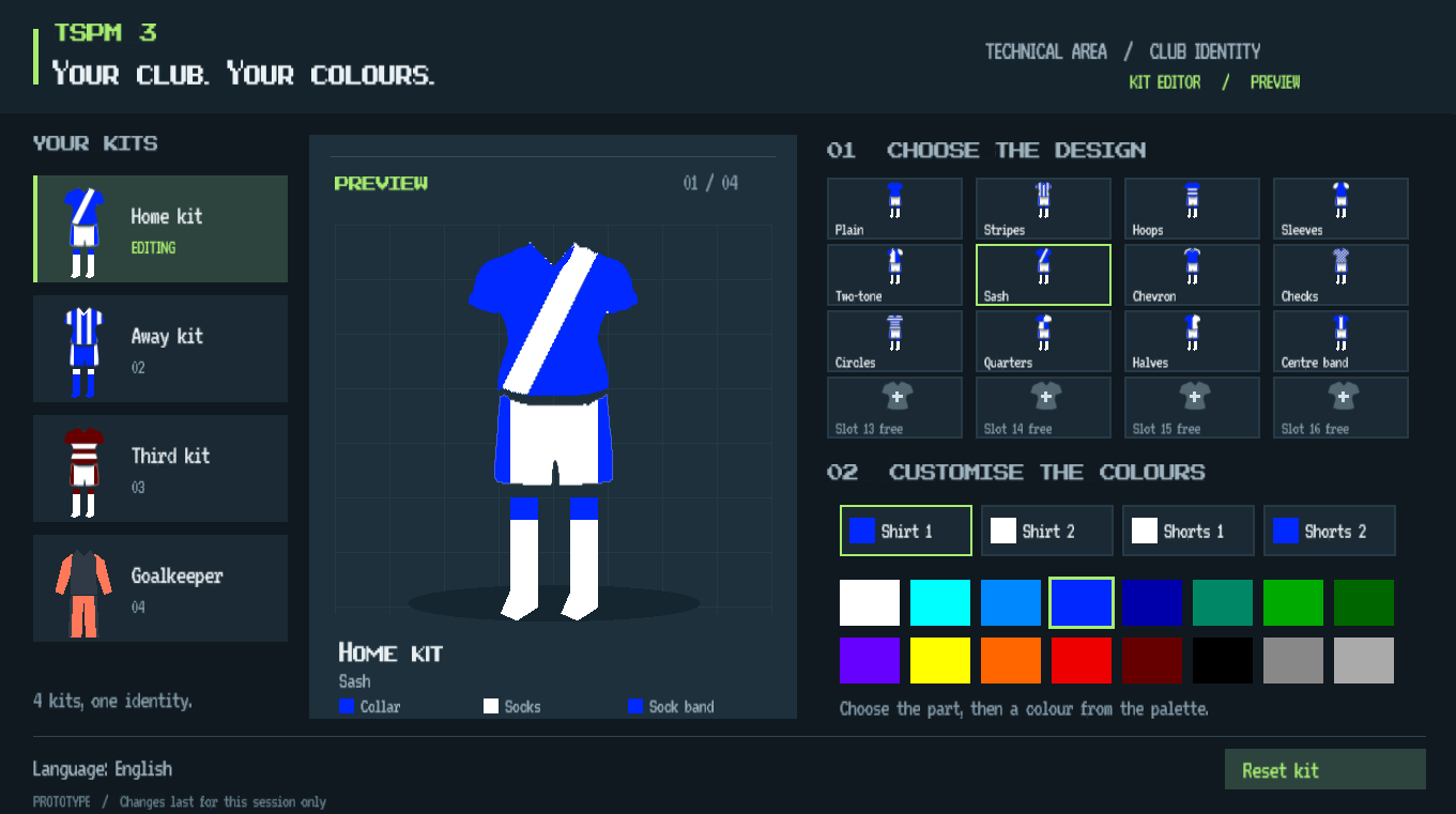 Kit editor